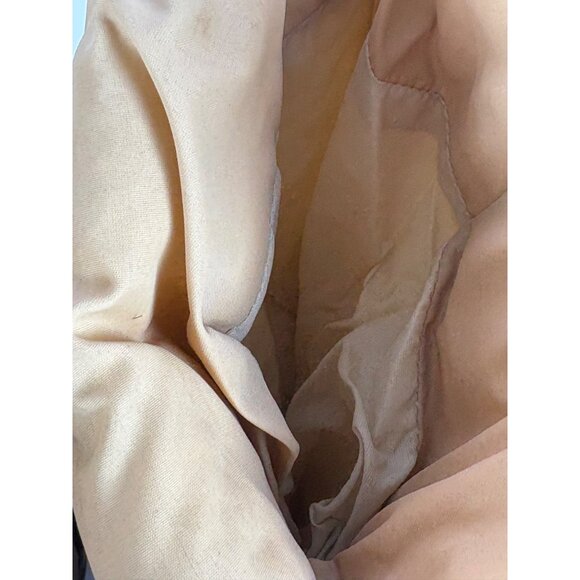 Vintage Tecnica Moon Boots Size 42-44 Beige & Brown Nylon Winter Snow Boots Ital - Picture 9 of 9